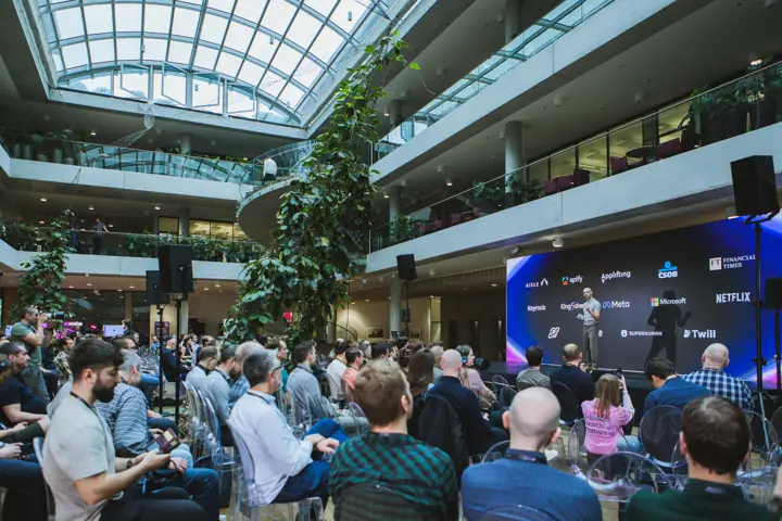A packed atrium, ELC Conference 2026